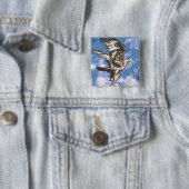 Eagles Wings - Isaiah 40:31 Vierkante Button 5,1 Cm (In situ)