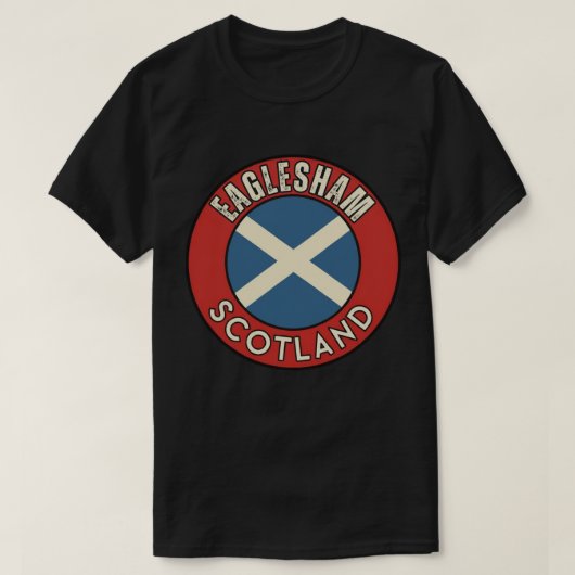 Eaglesham, Schotland T-shirt (Design voorkant)