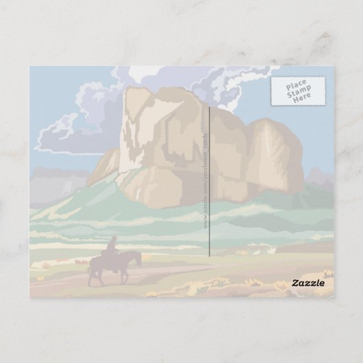 Eagletail Mountains Briefkaart (Achterkant)