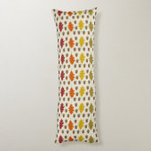 Eak-bladeren en Aak-Herfst herfst gepatterd Lichaamskussen (Achterkant (Verticaal))