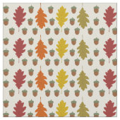 Eak-bladeren en Aak-Herfst herfst gepatterd Stof (Close Up)