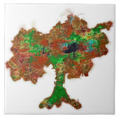 Eak-boomruitenprobleem Tegeltje (Voorkant)