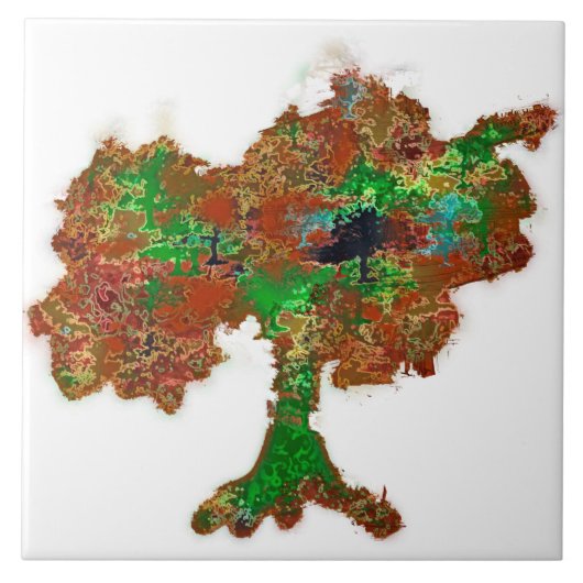 Eak-boomruitenprobleem Tegeltje (Voorkant)