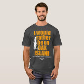 Eak Island voor de detectie van eik-eilanden T-shirt (Voorkant volledig)