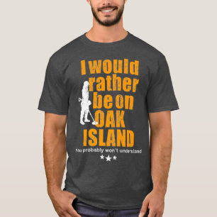 Eak Island voor de detectie van eik-eilanden T-shirt