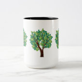 Eak-structuur Tweekleurige Koffiemok (Center)