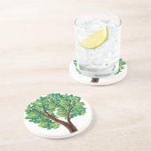 Eak-structuur Zandsteen Onderzetter (Zijkant)