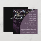 Eak Tree-nachtlichten bruiloft Kaart (Voorkant / Achterkant)