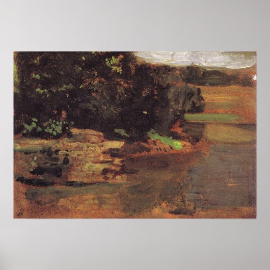 Eakins - Studie voor The Swimming Hole Poster (Voorkant)