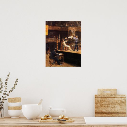 Eakins - tussen Rounds 1899 Poster (Keuken)