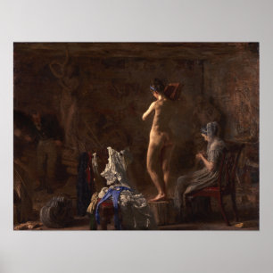 Eakins - William Rush beeldhouwt Poster