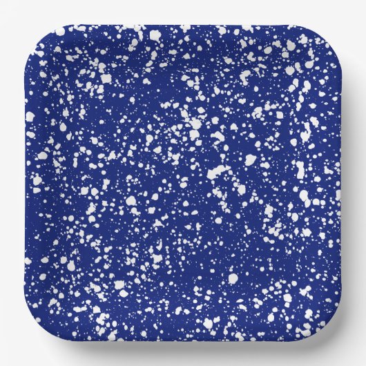 Eamelware splatter camping bord (Voorkant)