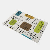 Eames Era Art Crosshairs uit de jaren 1950 Deurmat (Schuin)