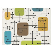 Eames Era Art Crosshairs uit de jaren 1950 Tafelkleed (Voorkant (Horizontaal))