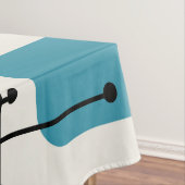 Eames Era Art Crosshairs uit de jaren 1950 Tafelkleed (Voorbeeld)