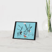 Eames Era Art Style Notecards "Onverbonden bellen Kaart (Voorkant)