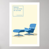 Eames Lounge-stoel Afdrukken Poster (Voorkant)