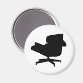 Eames Lounge stoel magneet (Voorkant / Achterkant)