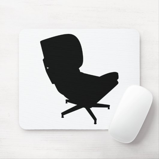 Eames Lounge-voorzitter Mousepad Muismat (Met muis)