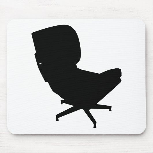 Eames Lounge-voorzitter Mousepad Muismat (Voorkant)