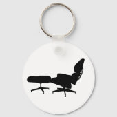 Eames Lounge-voorzitter & Ottomaanse Sleutelhanger (Voorkant)