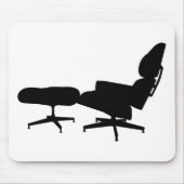 Eames Lounge-voorzitter & Ottoman Muismat (Voorkant)