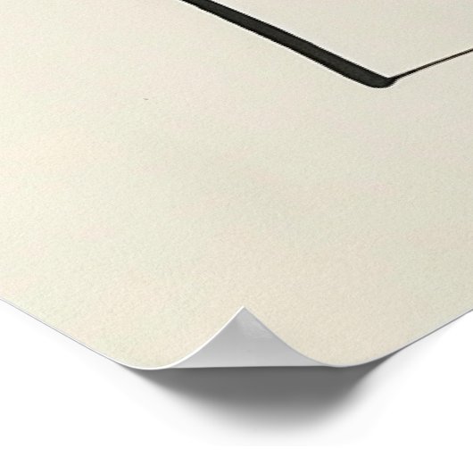 Eames Stoel midden eeuw moderne minimalistische li Poster (Hoek)