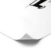 Eames Stoel midden eeuw moderne minimalistische li Poster (Hoek)