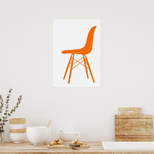 Eames-voorzitter Poster (Keuken)