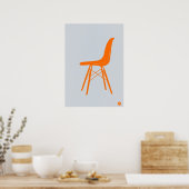 Eames-voorzitter Poster (Keuken)