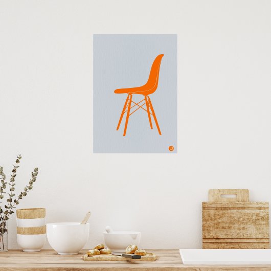 Eames-voorzitter Poster (Keuken)