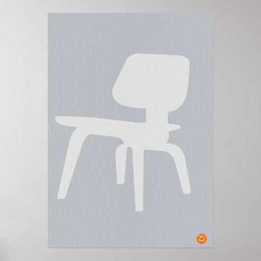 Eames-voorzitter Poster (Voorkant)