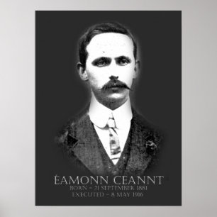 Éamonn Ceannt Pasen 1916 Ierse Republikein Poster