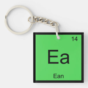 Ean Naam Chemie Element Periodiek Systeem Sleutelhanger
