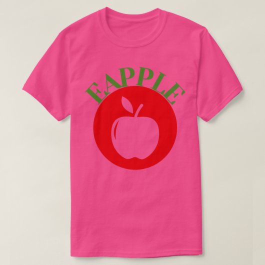 Eapple eapple vegetarian grappig design 14 t-shirt (Design voorkant)