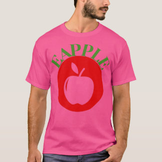 Eapple eapple vegetarian grappig design 14 t-shirt