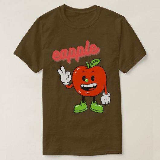 Eapple Funny Apple Gift 18 T-shirt (Design voorkant)
