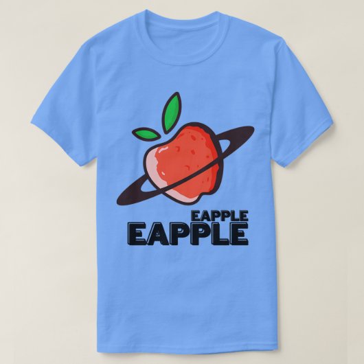 Eapple Red Stricker T-shirt (Design voorkant)