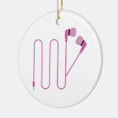Ear Buds Keramisch Ornament (Links)