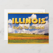 Ear is naar Illinois ... Mark Edward Westerfield Briefkaart (Voorkant / Achterkant)