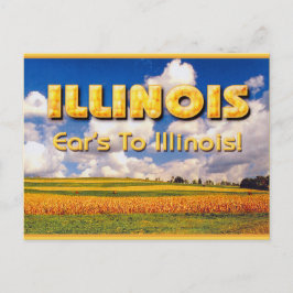 Ear is naar Illinois ... Mark Edward Westerfield Briefkaart