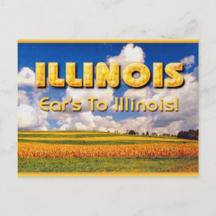 Ear is naar Illinois ... Mark Edward Westerfield Briefkaart