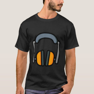 Ear Noise Hearing Protection Equipment Ear Muffs T-shirt