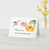 Ear Tube Chirgery Thinking You Flowers Kaart (Gele Bloem)