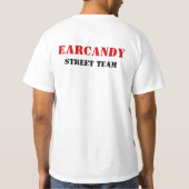 EARCANDY STREET TEAM T SHIRT (Achterkant)