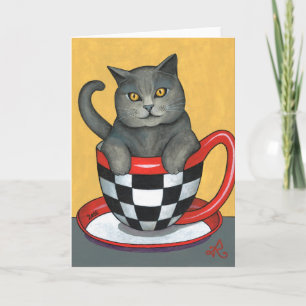 EARL GREY CAT TEA KAART