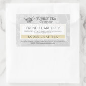 Earl Grey - Losse Leaf Tea Label Sticker (Tas)