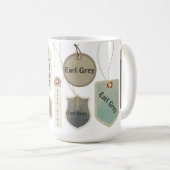 Earl Grey thee of een tekst monogram | Gepersonali Koffiemok (Voorkant rechts)