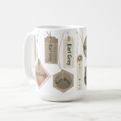Earl Grey thee of een tekst monogram | Gepersonali Koffiemok (Voorkant links)