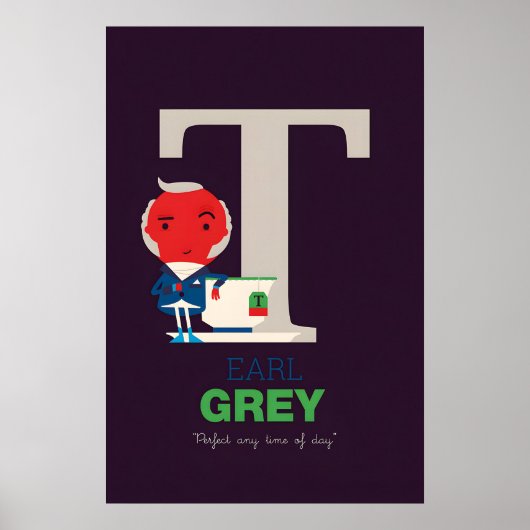 Earl Grey Thee Poster van Spencer Wilson (Voorkant)